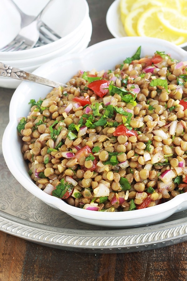 Salade de lentilles
