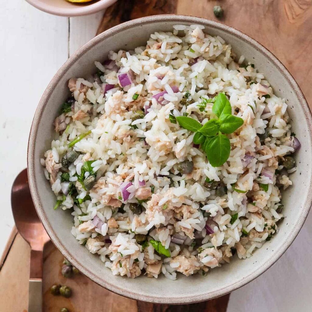 Salade de Riz Composée au Thon