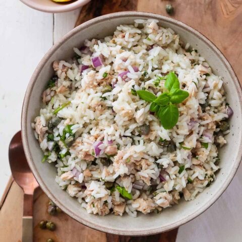 Salade de Riz Composée au Thon