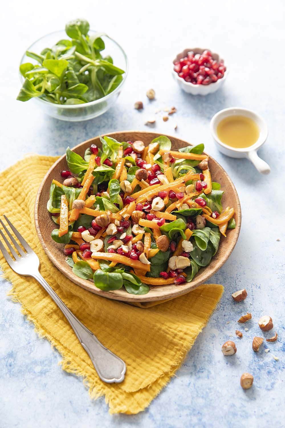 patate douce au four salade